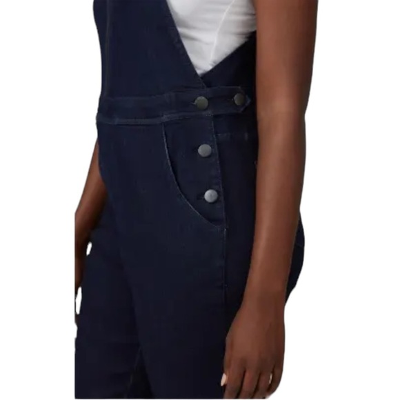 Universal Standard Olivia Denim Overalls In Dark Indigo Size XS / US Large - Picture 12 of 15